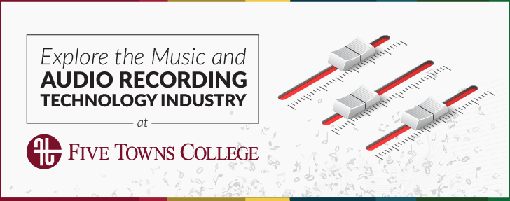 Music and audio recording technology infographic