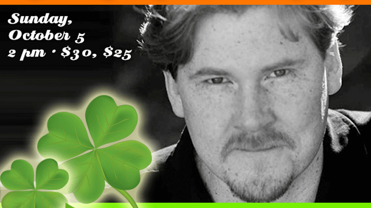 Irish singer Ed Ryan brings his acclaimed music and charm to Five Towns College October 5!