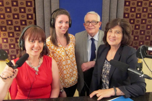 From left to right: Dawn Grazan, Jennifer Walsh, Mike DeLuise, and Kaye Nickerson