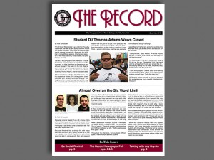 Read the current issue of <br></noscript>Five Town College’s student newspaper, The Record, here.