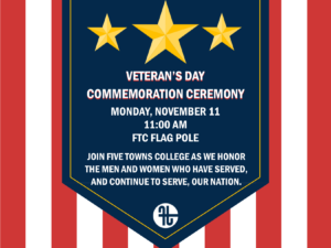 Five Towns College Acknowledges Veterans Day:  A Day of Honor