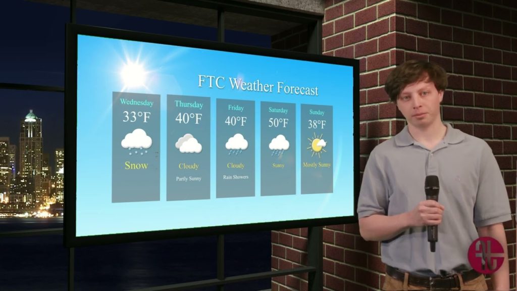 FTC Wednesday to Weekend Weather & Trivia