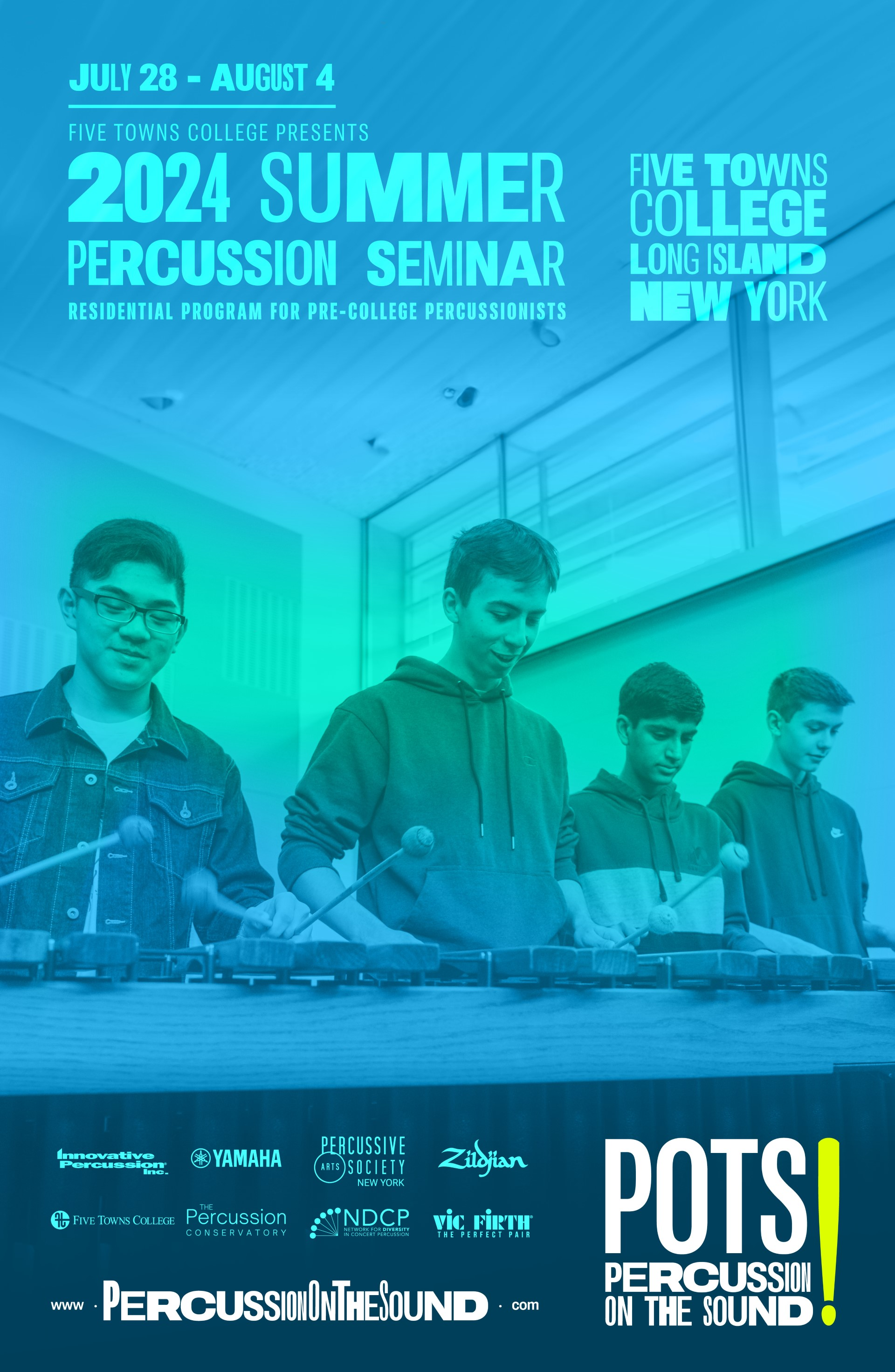 Five Towns College Hosts Percussion on the Sound 2024