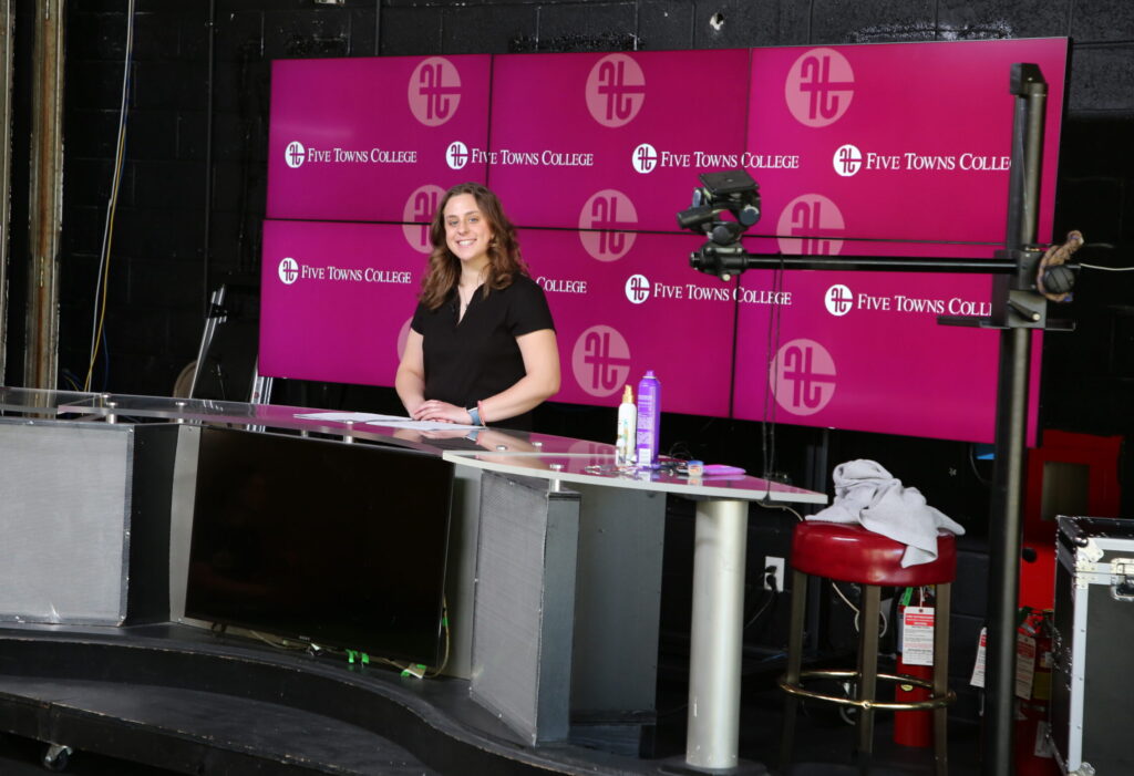 Student-at-a-broadcasting-school