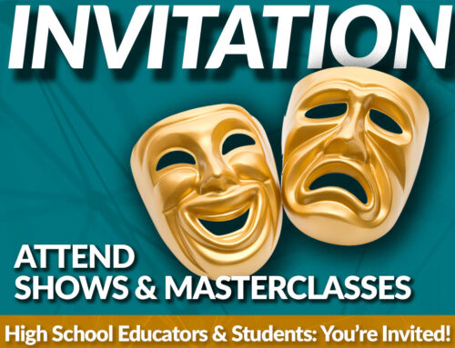 Theatre Invitation – Attend Shows and Masterclasses