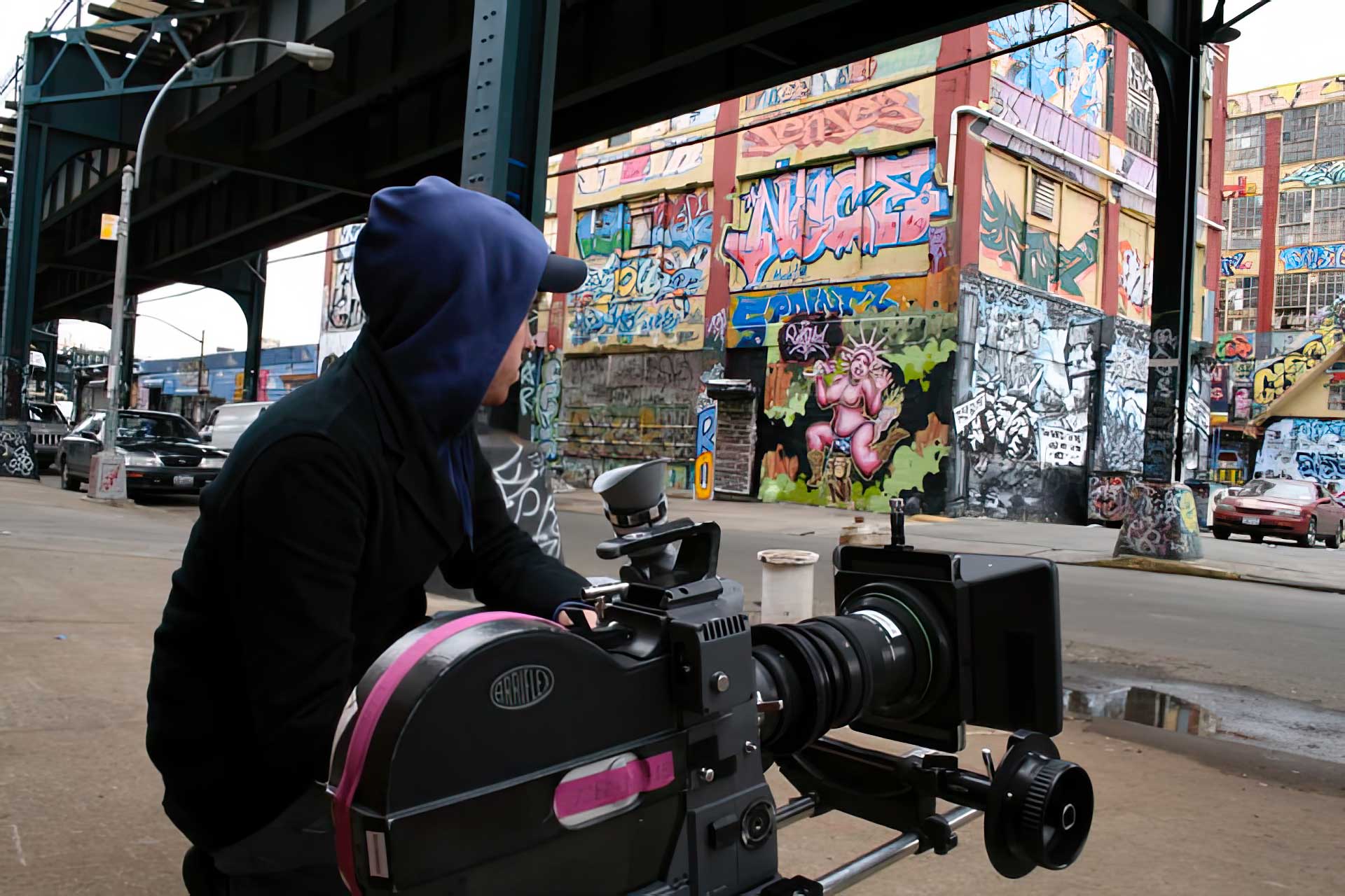 Camera Operator in Urban Environment