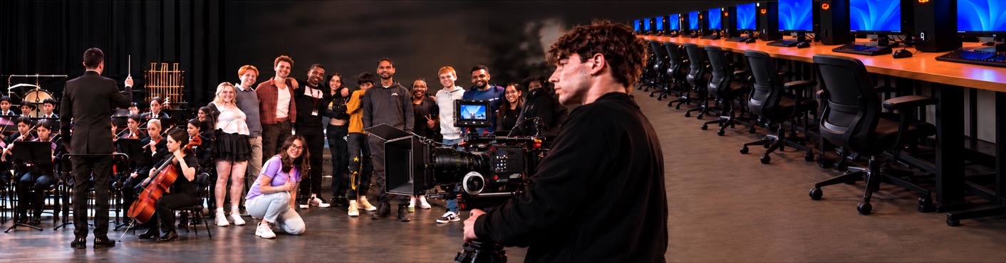 Explore music, performing arts, media, technology and business at Five Towns College